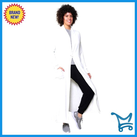 Long Duster Cardigan Sweater Ultra Soft Rayon Spandex Front Pockets